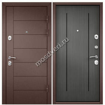 Входная дверь венге в квартиру VDV-10 - купить от производителя Мосдвери Входная дверь венге в квартиру VDV-10